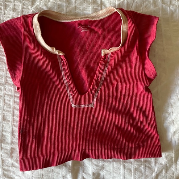 red urban go for gold seamless top - Picture 2 of 3